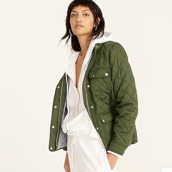 J. Crew Jackets & Coats J Crew Quilted Downtown Field Jacket In